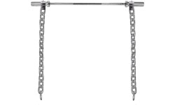 Full Weight Sets inSPORTline: Sunkumų kilnojimo grandinės + grifas inSPORTline Chainbos Set 2x25kg