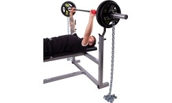 Full Weight Sets inSPORTline: Sunkumų kilnojimo grandinės + grifas inSPORTline Chainbos Set 2x25kg