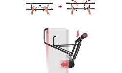 Cross Bars with Parallels inSPORTline: Durų staktos skersinis / lygiagretės su treniruočių diržais inSPORTline HR5004 70–92cm...