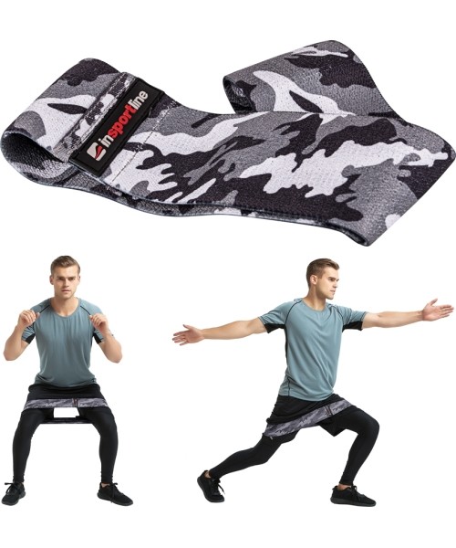 Elastinės juostos-kilpos inSPORTline: Tekstilinė pasipriešinimo guma - kilpa inSPORTline Lopr PRO 86cm 160kg