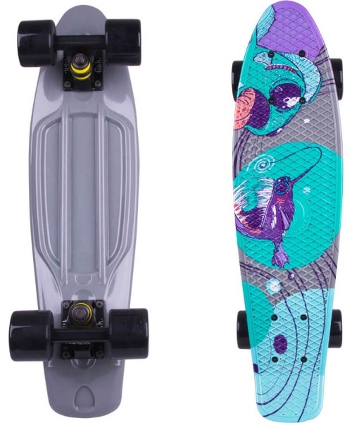 Mini riedlentės / Penny board'ai : Penny Board Fish Print 22"