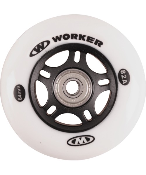Spare Wheels for Skates Worker: Ratukai riedučiams Worker 84 mm ABEC9
