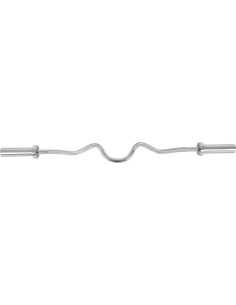 Olimpiniai grifai 50 mm inSPORTline: 50mm lenktas olimpinis grifas inSPORTline OB-47G 120cm (apkrova 250kg)