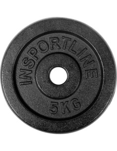 30 mm - Plieniniai svoriai inSPORTline: Plieninis svoris grifui 30mm inSPORTline 5kg