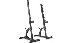 Barbell & Squat Stands Marbo Sport: Komplektas MS8_2.0 | Dvigubas reguliuojamas treniruočių suoliukas + daugiapakopiai stovai...