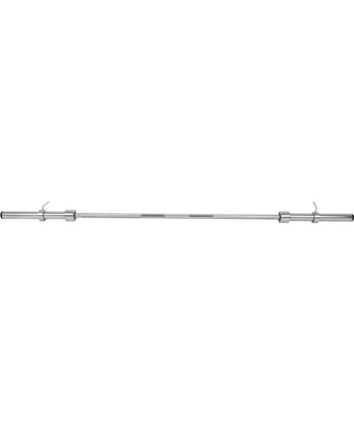Olimpiniai grifai 50 mm inSPORTline: 50mm olimpinis grifas inSPORTline OB-86 PRO 220cm (apkrova iki 700kg)