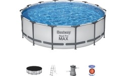 Viršžeminiai baseinai Bestway: Rėminis baseinas 14 FT 427 x 107 cm Plieninis Pro Max BESTWAY