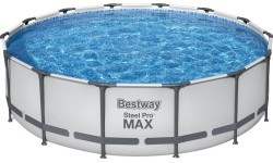 Viršžeminiai baseinai Bestway: Rėminis baseinas 14 FT 427 x 107 cm Plieninis Pro Max BESTWAY