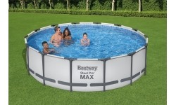 Viršžeminiai baseinai Bestway: Rėminis baseinas 14 FT 427 x 107 cm Plieninis Pro Max BESTWAY