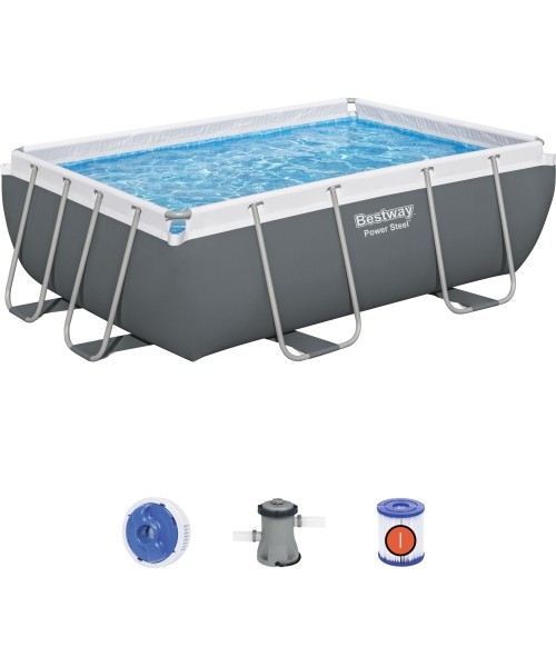 Above Ground Pools Bestway: Rėmo baseinas 282x196x84cm POWERSteel BESTWAY
