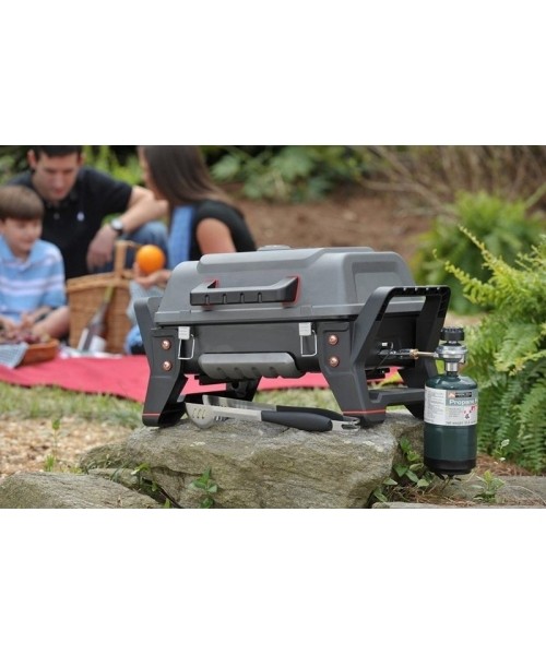 Gas Grills Char-Broil: Nešiojamas dujinis grilis Char-Broil Grill2Go X200