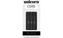 Darts Unicorn: Darts Unicorn Core Plus Black Brass Soft S2 – 3-Pack