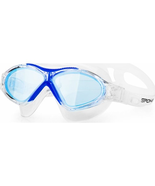Diving Goggles & Masks Spokey: Plaukimo akiniai / puskaukė balta Spokey VISTA JR