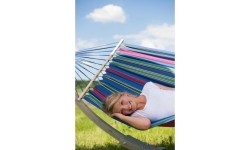 Hammocks Amazonas: Hamakas Amazonas Aruba su EllTex medžiaga, mėlynas