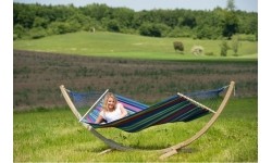 Hammocks Amazonas: Hamakas Amazonas Aruba su EllTex medžiaga, mėlynas