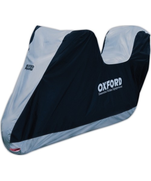 Motociklų dangteliai Oxford: Motociklo apdangalas su vieta lagaminui OXFORD AQUATEX XL