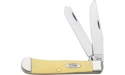 Daugiafunkciai įrankiai ir peiliai W.R. Case & Sons Cutlery Co.: kišeninis peiliukas Case CV Trapper, geltonas