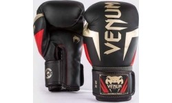 Boxing Gloves Venum: "Venum Elite" bokso pirštinės - juodos/auksinės/raudonos