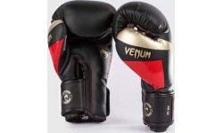Boxing Gloves Venum: "Venum Elite" bokso pirštinės - juodos/auksinės/raudonos