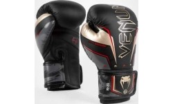 Boxing Gloves Venum: "Venum Elite Evo" bokso pirštinės - juodos/auksinės/raudonos