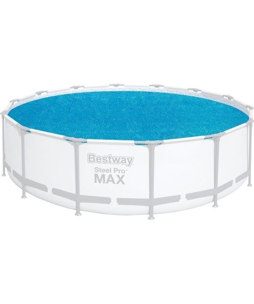 Vandens atrakcionai Bestway: "Bestway Solar" apvalus baseino dangtis 427 cm