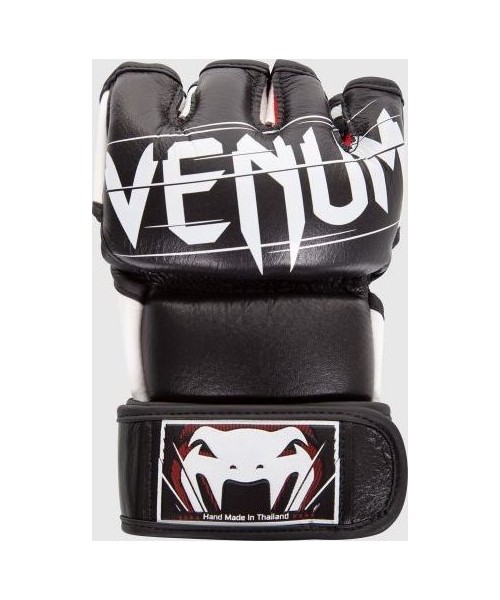 MMA Gloves Venum: Venum Undisputed 2.0 MMA Gloves - Nappa Leather - Black