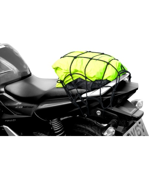 Krovinių tinklai ir elastiniai dirželiai Oxford: Tamprus motociklo krovinio tinklas OXFORD XL 38x38 cm