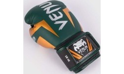 Boxing Gloves Venum: "Venum Elite" bokso pirštinės - žalios, bronzinės ir sidabrinės