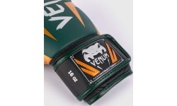 Boxing Gloves Venum: "Venum Elite" bokso pirštinės - žalios, bronzinės ir sidabrinės