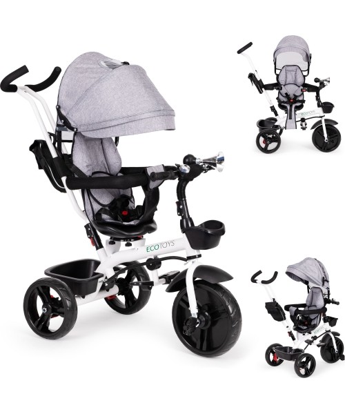 Children's Scooters Eco Toys: Triratukas Eco Toys, mėlynas
