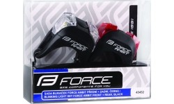 Gloves & Helmets & Accessories : Cycling Lights Set Force Ambit, With Battery