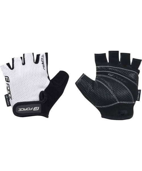 Gloves & Helmets & Accessories : Pirštinės FORCE Terry, (balta) S