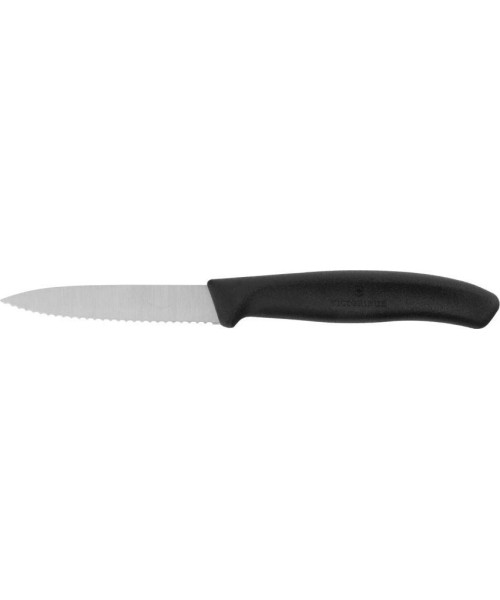 Stalo įrankiai : Peilis daržovėms Victorinox 6.7633, dantytas, juodas
