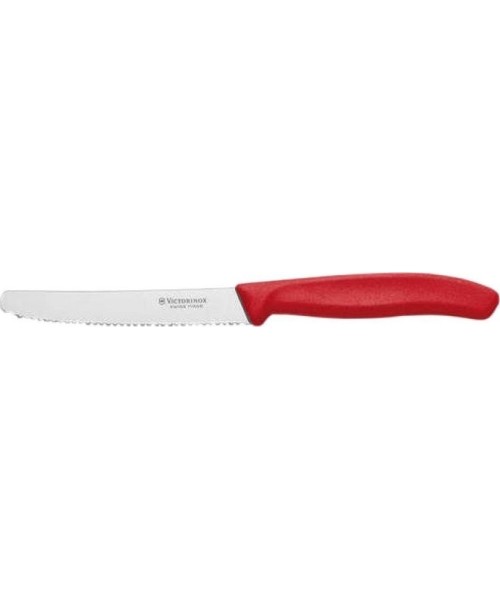 Stalo įrankiai : Peilis pomidorams Victorinox 6.783, dantytas, 110mm
