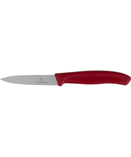 Stalo įrankiai : Daržovių ir vaisių peilis Victorinox 6.7601, raudonas, 8cm