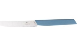 Cutlery : Stalo peilis Victorinox Swiss Modern 6.9006.11W41, mėlynas, dantytas, 11cm