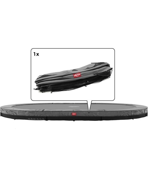 Batutų dalys ir aksesuarai BERG: Grand Champion - InGround Padding 350 grey (27cm)
