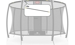 Trampoline Spare Parts BERG: Grand Safety Net Deluxe - Set Tent Tubes 520