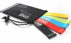 Elastinės gumos fiksuoto ilgio One Fitness: PBF TRENIRUOKLIŲ RINKINYS 05 SLIM ONE FITNESS