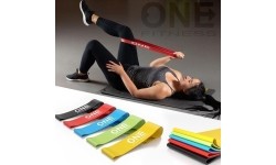 Elastinės gumos fiksuoto ilgio One Fitness: PBF TRENIRUOKLIŲ RINKINYS 05 SLIM ONE FITNESS