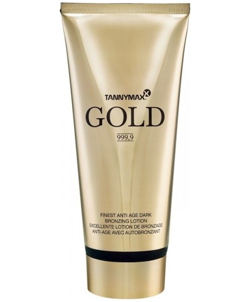 Soliariumų priedai Tanny Maxx: Savaiminio įdegio losjonas Tanny Maxx Gold 999.9 Dark Bronzing Lotion 200 ml
