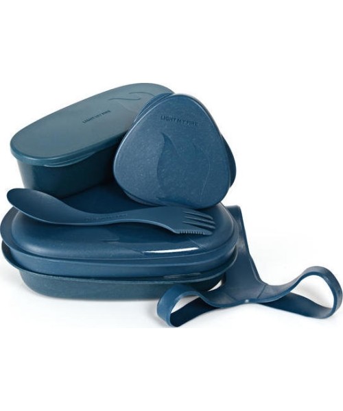 Dishes : Box With Lid Set Light My Fire Bio, Navy Blue