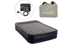 Inflatable Camping Mats Intex: Pripučiamas čiužinys 203x152cm su pompa Intex 64136ND