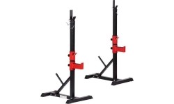 Barbell & Squat Stands HMS Premium: STR25 REGULIUOJAMI ŠTANGOS STOVAI HMS