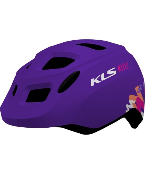 Aksesuarai bei priedai dviračiams : Dviratininko šalmas Kellys Zigzag, S/M(50-55cm), violetinis