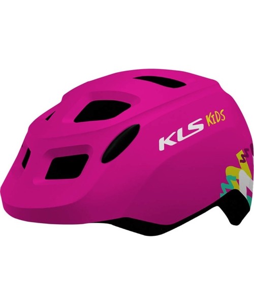 Aksesuarai bei priedai dviračiams : Dviratininko šalmas Kellys Zigzag, S/M(50-55cm), rožinis