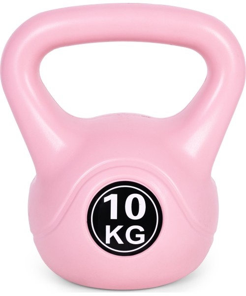 Aerobikos viniliniai ir neopreniniai hanteliai ModernHOME: Kettlebell kettle 10kg pratybų hantelis kamuolys fitneso svoris ro...