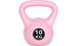 Aerobikos viniliniai ir neopreniniai hanteliai ModernHOME: Kettlebell kettle 10kg pratybų hantelis kamuolys fitneso svoris ro...