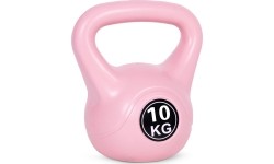 Aerobikos viniliniai ir neopreniniai hanteliai ModernHOME: Kettlebell kettle 10kg pratybų hantelis kamuolys fitneso svoris ro...
