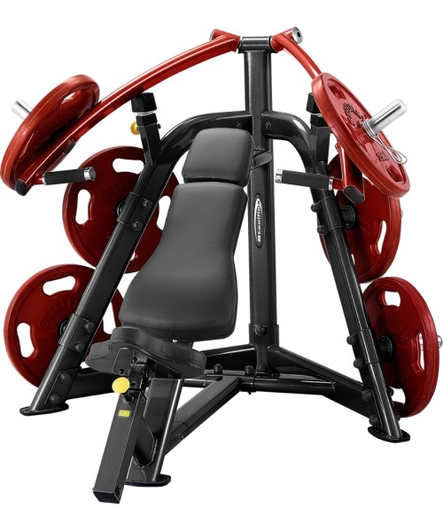 Back Trainers Steelflex: Įstrižai pasvirusio suoliuko spaudos mašina "Steelflex PlateLoad Line PLIP